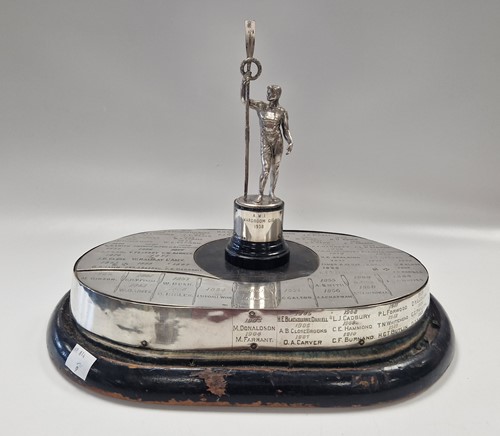 Lot 326 - An Edward Macnaghten (1830-1913) silver trophy base