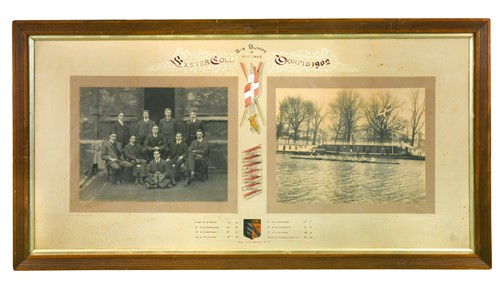 Lot 329 - Three Exeter College, Oxford, rowing photographs