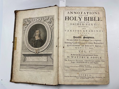 Lot 91 - BIBLE, 1674, folio