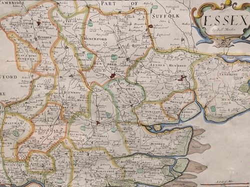 Lot 341 - Robert Morden of Essex, 1722, hand-olour...