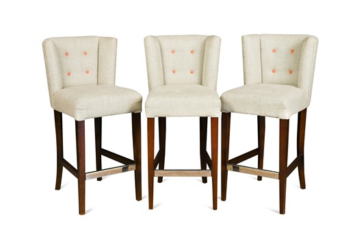 Lot 228 - Ralph Lauren Home, a set of three bar stools