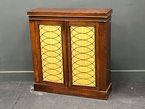 Lot 449 - A Regency mahogany chiffonier, with grill...