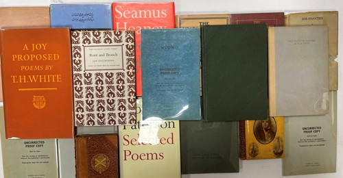 Lot 449 - Poetry and literature, 20th century.