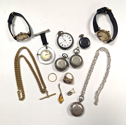 Lot 190 - A selection of watches including a vintage...