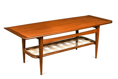 Lot 205 - A mid-century Dutch teak coffee table