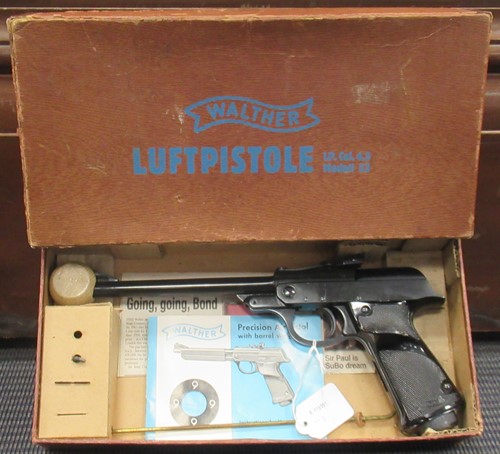 Lot 44 - Walther, a boxed .177 Model LP53 air pistol...