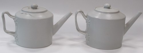 Lot 22 - Two Chinese porcelain Diana Cargo teapots and...