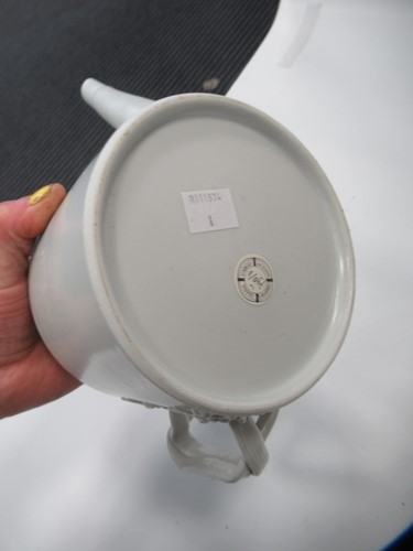 Lot 22 - Two Chinese porcelain Diana Cargo teapots and...