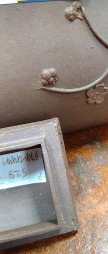 Lot 17 - A Chinese red stoneware teapot and cover,...