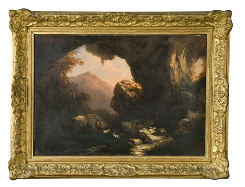 Lot 214 - Jules Louis Philippe Coignet (French, 1798-1860)