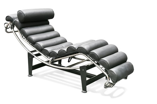 Lot 198 - After Le Corbusier Charlotte Perriand and Pierre Jeanneret, an LC4 chaise longue