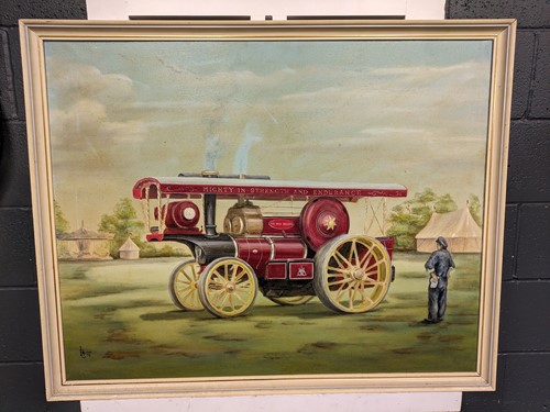 Lot 283 - Iron Maiden - Steam Engine Signed with...