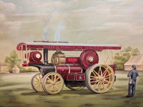 Lot 283 - Iron Maiden - Steam Engine Signed with...