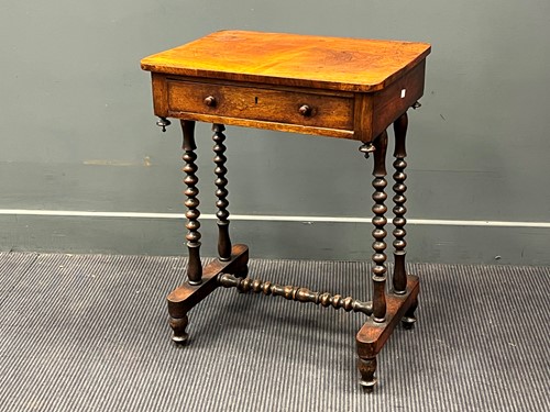 Lot 578 - An early Victorian rosewood side table on...