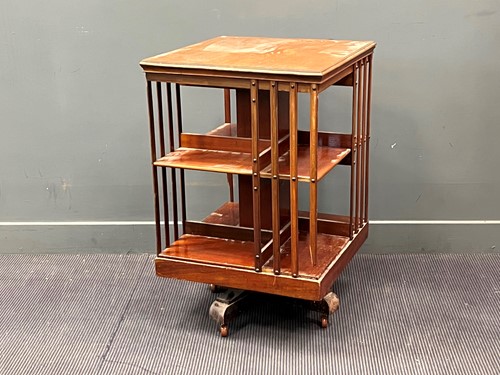 Lot 541 - An early 20th century mahogany revolving...
