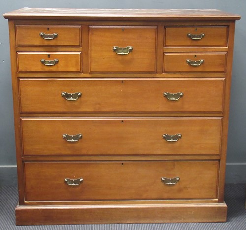 Lot 492 - An Edwardian Maple & Co mahogany chest of...