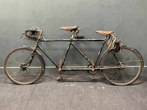 Lot 125 - A Claud Butler vintage tandem bicycle with...