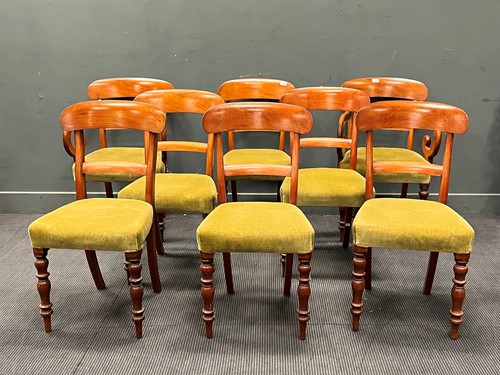 Lot 467 - A set of 8 Victorian mahogany dining chairs...