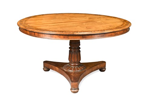 Lot 747 - A Regency rosewood breakfast table