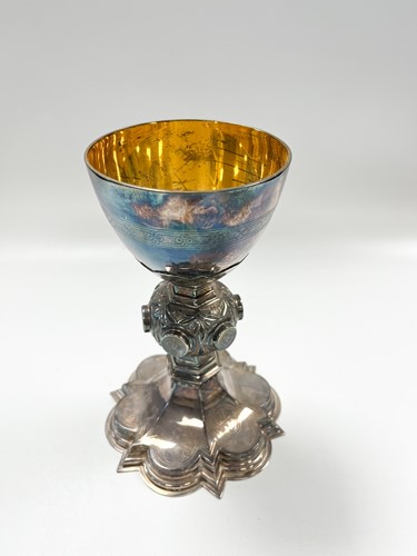 Lot 144 - A silver chalice by John Hardman & Co.