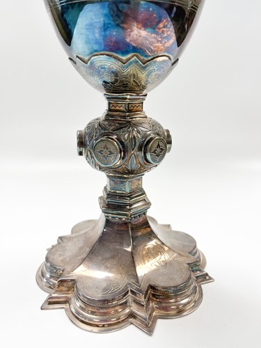 Lot 144 - A silver chalice by John Hardman & Co.