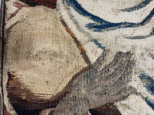 Lot 116 - A Flemish tapestry fragment, late 17th or early 18th century