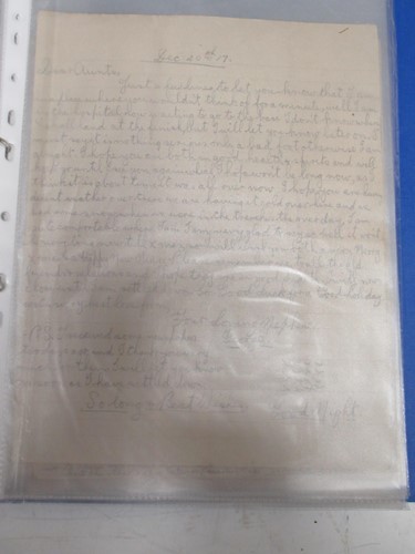 Lot 100 - A folder of First World War letters, Royal...
