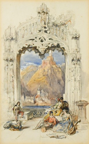 Lot 295 - Attributed to William Leighton Leitch (Scottish, 1804-1883)