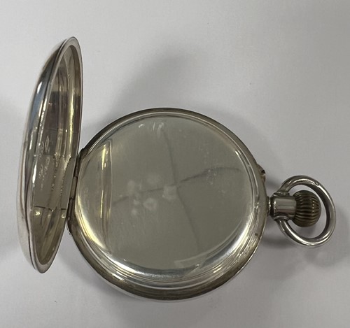 Lot 200 - Mappin & Webb, London - A silver half hunter pocket watch