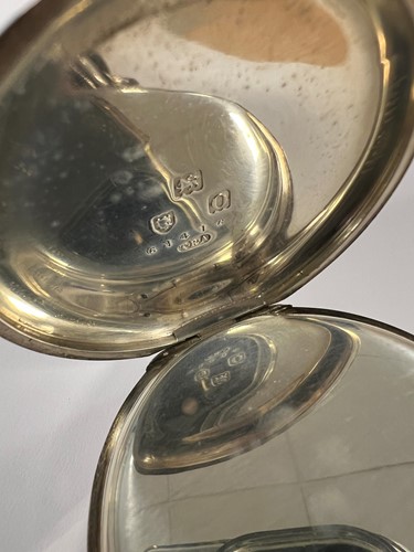 Lot 200 - Mappin & Webb, London - A silver half hunter pocket watch