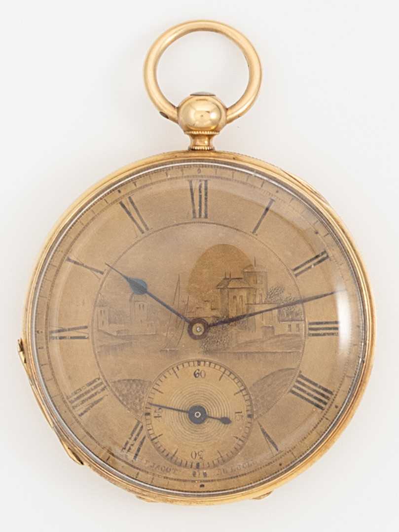 Lot 218 - J. F. Jacot, Le Locle - A late 19th century open faced pocket watch