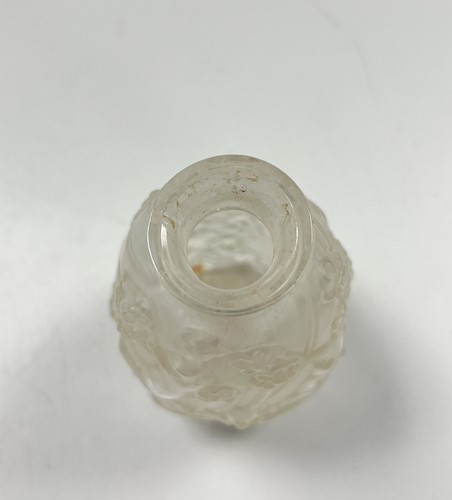 Lot 1 - Femme Fleurs, a Lalique frosted glass bud vase