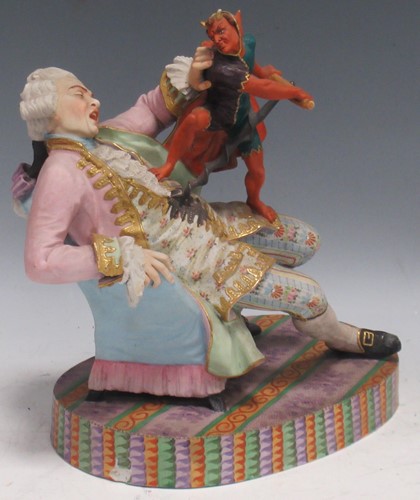 Lot 1 - A French 19th century exhibition polychrome...