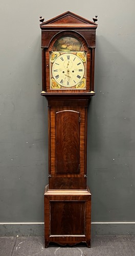 Lot 153 - A George III mahogany long case clock by...