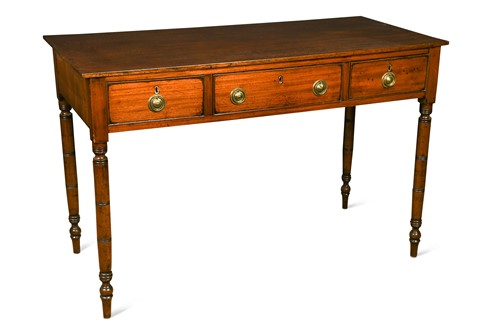 Lot 712 - A mahogany side table, 19th century