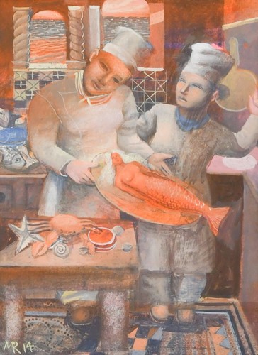Lot 343 - Mick Rooney RA (1944-)