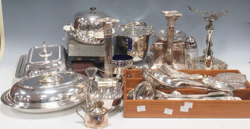 Lot 240 - A collection of silver plated ware to include...