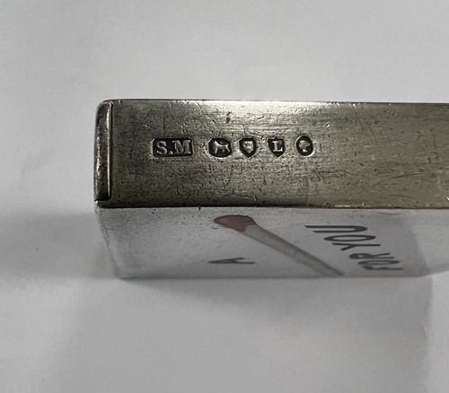 Lot 280 - A Victorian silver novelty vesta case, mark of Sampson Mordan
