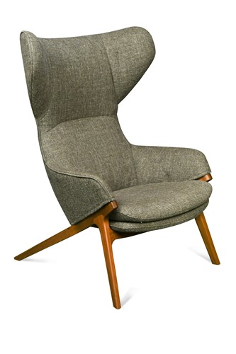 Lot 232 - Patrick Norguet (1969-) for Cassina, a P22 wingback chair