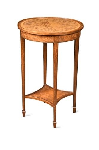 Lot 717 - A satinwood occasional table, 20th century