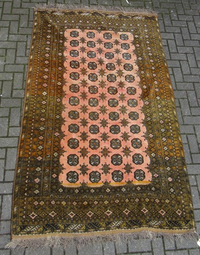 Lot 494 - Caucasian carpet, Bokhara style 256 x 155cm