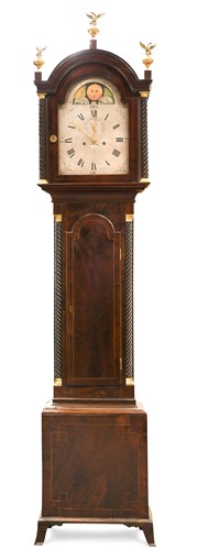 Lot 771 - A mahogany 8 day longcase clock, early 19th century