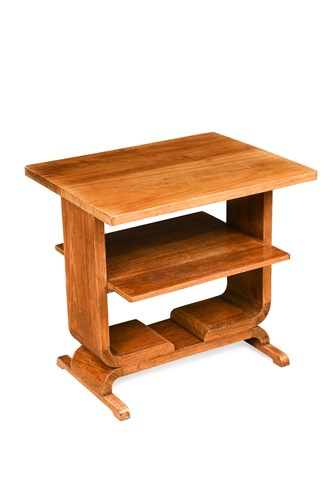 Lot 191 - An Art Deco period Goncalo Alves occasional/coffee table