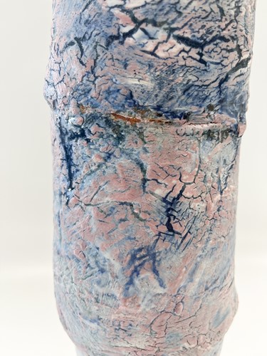 Lot 35 - Robin Welch (1936-2019), a tall stoneware vase