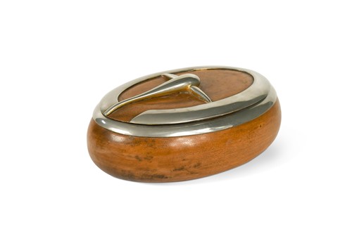 Lot 122 - Gucci, a mid-century Italian hardwood jewellery box