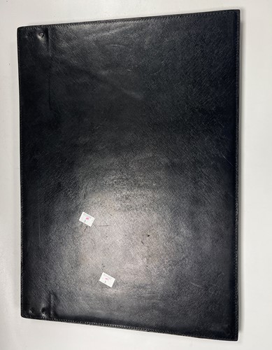 Lot 123 - Gucci, a mid-century Italian leather desk blotter pad