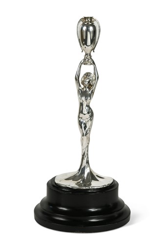 Lot 127 - Charles Boyton, an Art Nouveau silver lady