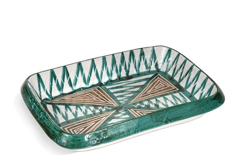 Lot 16 - Robert Picault (1919-2000), Vallauris, a hand painted serving dish