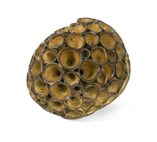 Lot 39 - Eileen Lewenstein (1925-2005), a stoneware organic cluster form, circa 1970