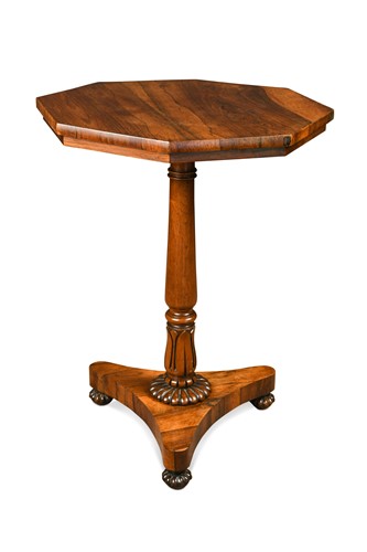 Lot 737 - A rosewood occasional table, 19th century